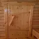 Дверь 40*800*1700 хвоя банная коробка на клиньях